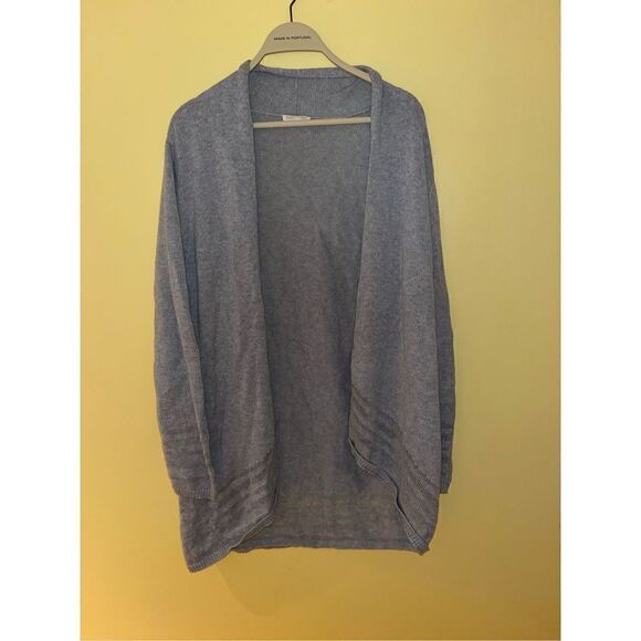 Eileen Fisher Gray Cardigan Women’s Size Medium - Picture 1 of 4